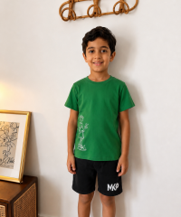 Boys pajama 7up dark green