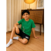 Boys pajama set 7up dark green