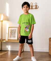 Boys Pajama bugs bunny light green