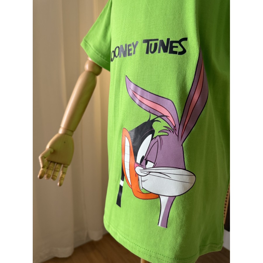 Boys Pajama set bugs bunny light green