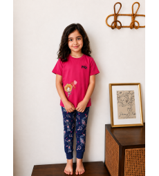 Girls pajama set pink lady 