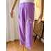 Girls pajama set unicorn grey and light purple
