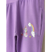 Girls pajama set unicorn grey and light purple